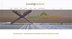 Desktop Screenshot of jannahinstitute.com